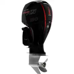 Elektrisk start, lang stamme, elektrisk trim/tilt og kontrollboks. Pro XS sportsmodell.