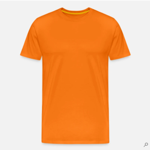 T-skjorte Oransje S